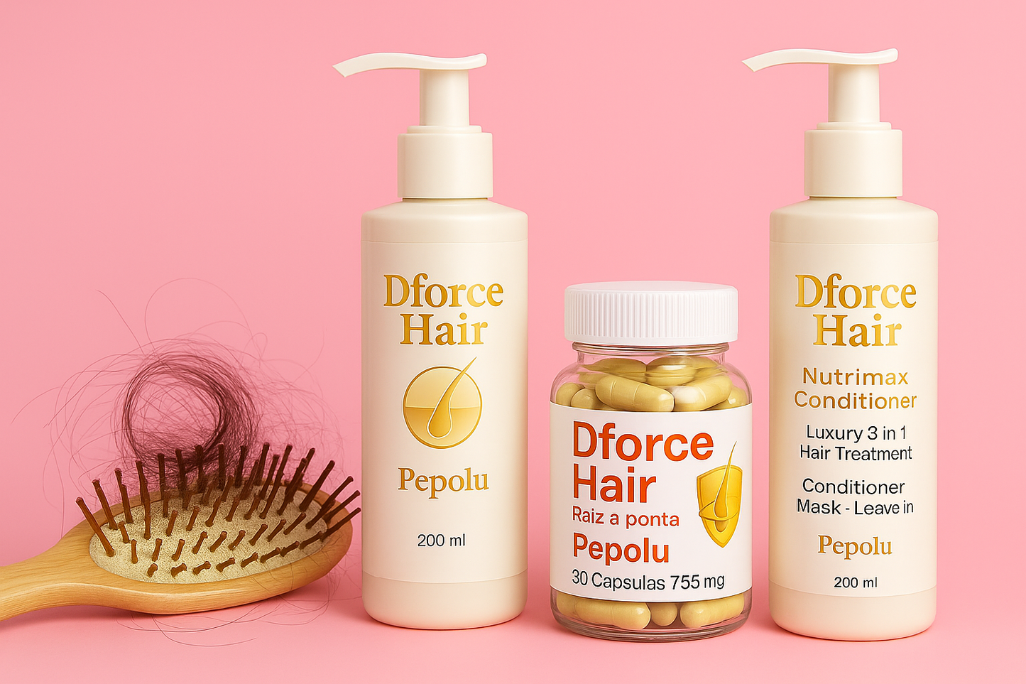 O Sistema Dforce Hair — Fim da Queda, Retorno da Confiança